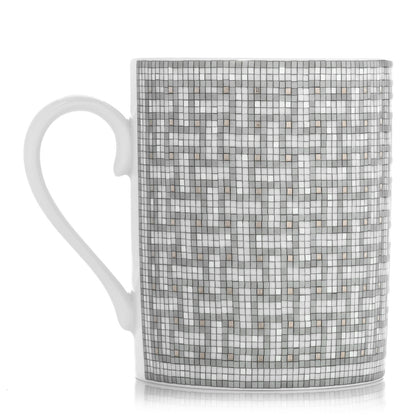 Hermes Porcelain Mosaique au 24 Mug Platinum 3 of 8