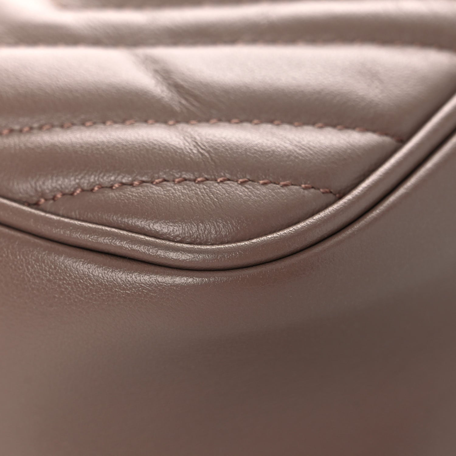 Gucci Calfskin Matelasse Small GG Marmont Chain Shoulder Bag Porcelain Rose 12 of 16