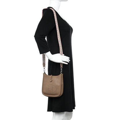 Hermes Taurillon Maurice Zigzag Evelyne TPM Beige Weimar 2 of 11