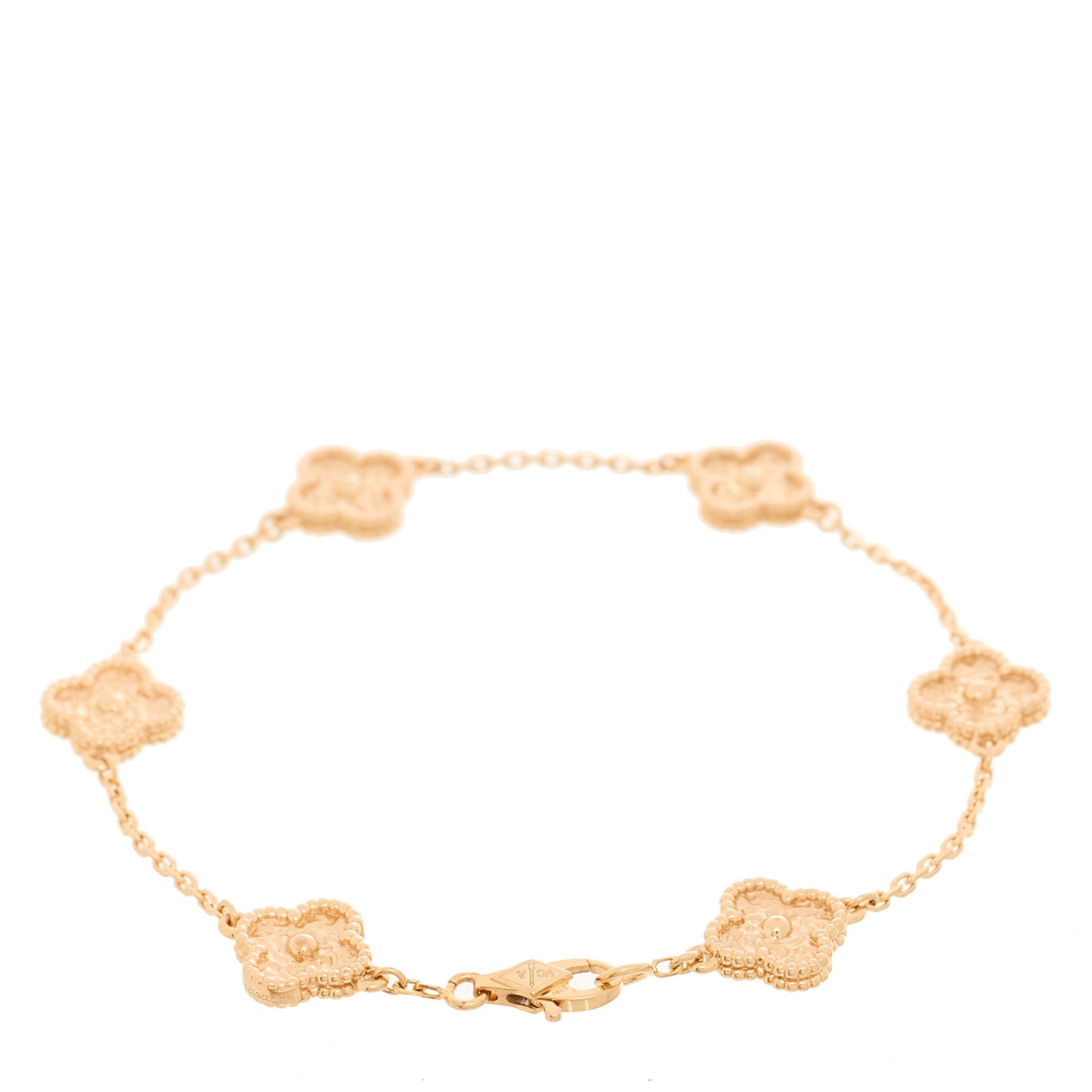 18K Rose Gold 6 Motifs Sweet Alhambra Bracelet