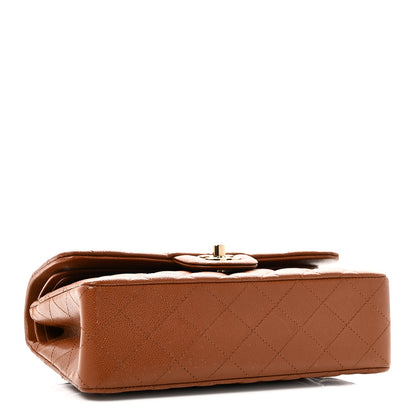 Chanel Caviar Quilted Small Double Flap Light Brown 4 of 10