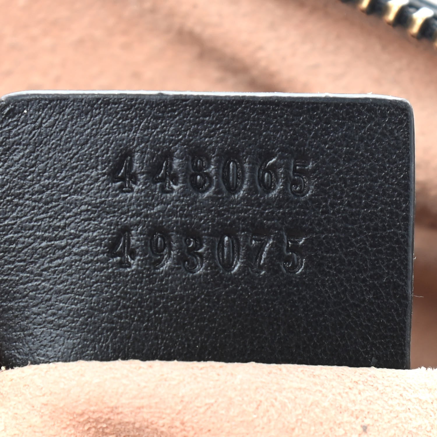 Gucci Calfskin Matelasse Mini GG Marmont Chain Shoulder Bag Black 7 of 9