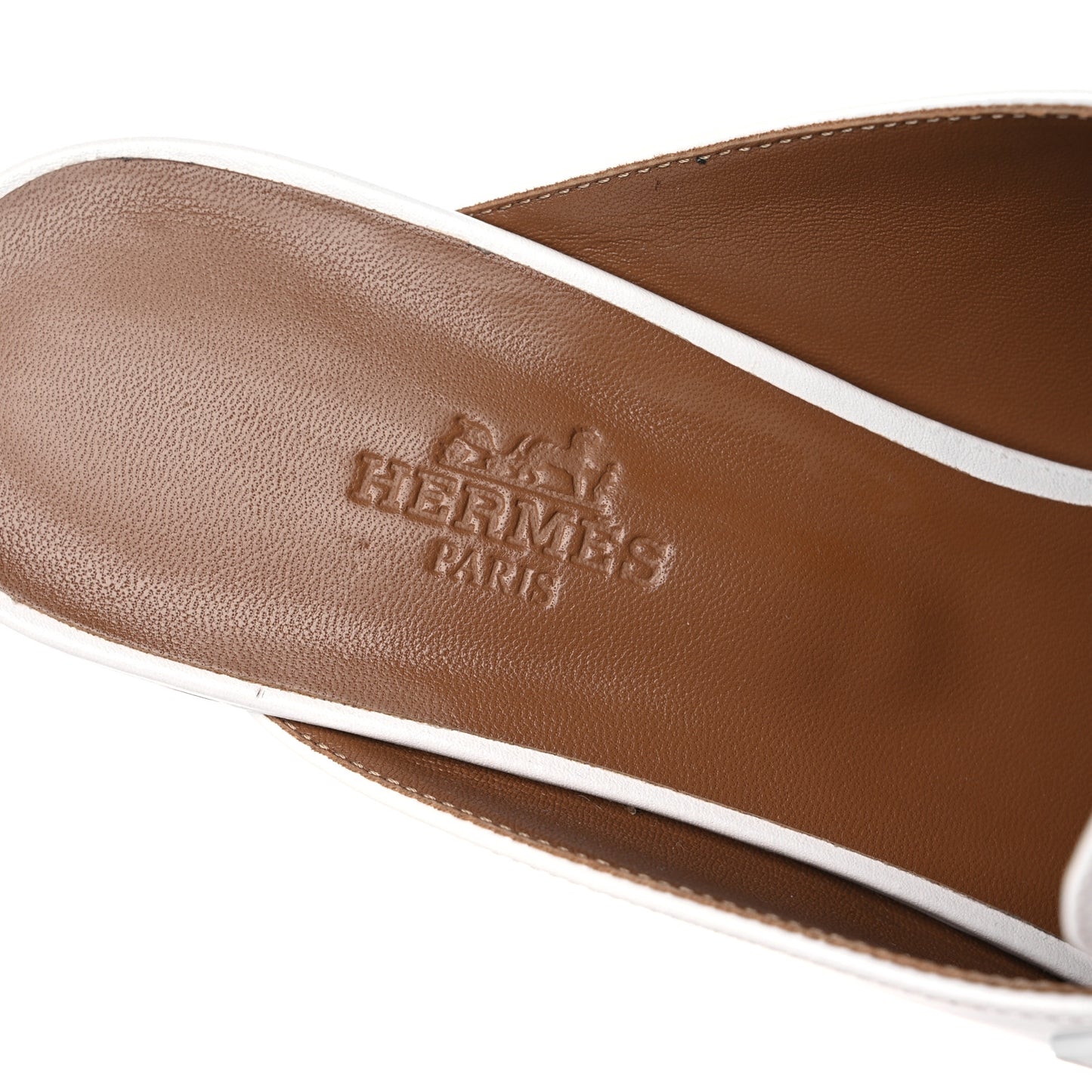 Calfskin Alma Mules 37.5 White