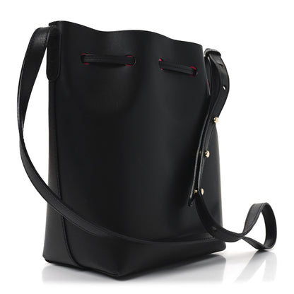 Mansur Gavriel Vegetable Tanned Calfskin Mini Bucket Bag Black Dolly 3 of 10