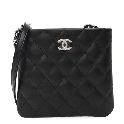 Chanel Lambskin Quilted Crossbody Bag Black 1 of 11