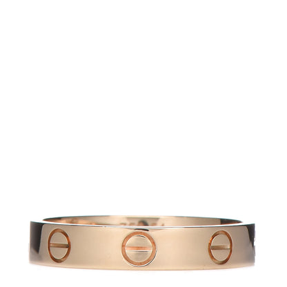 Cartier 18K Yellow Gold 3.5mm LOVE Wedding Band Ring 54 6.75 1 of 5