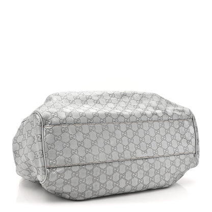 Gucci Guccissima Large Sukey Tote Silver 4 of 15