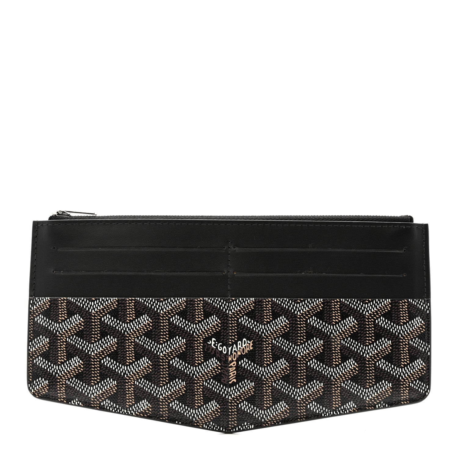 Goyard Goyardine Insert Louise Wallet Black 1 of 8