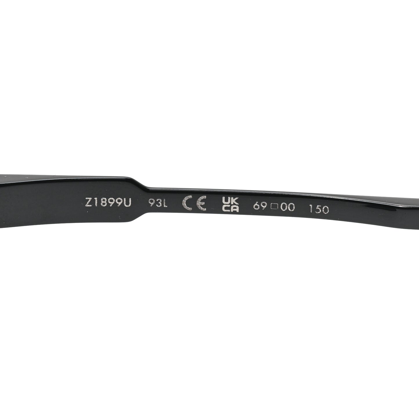 Acetate Swarovski Crystal Cyclone Sunglasses Z1899U Black