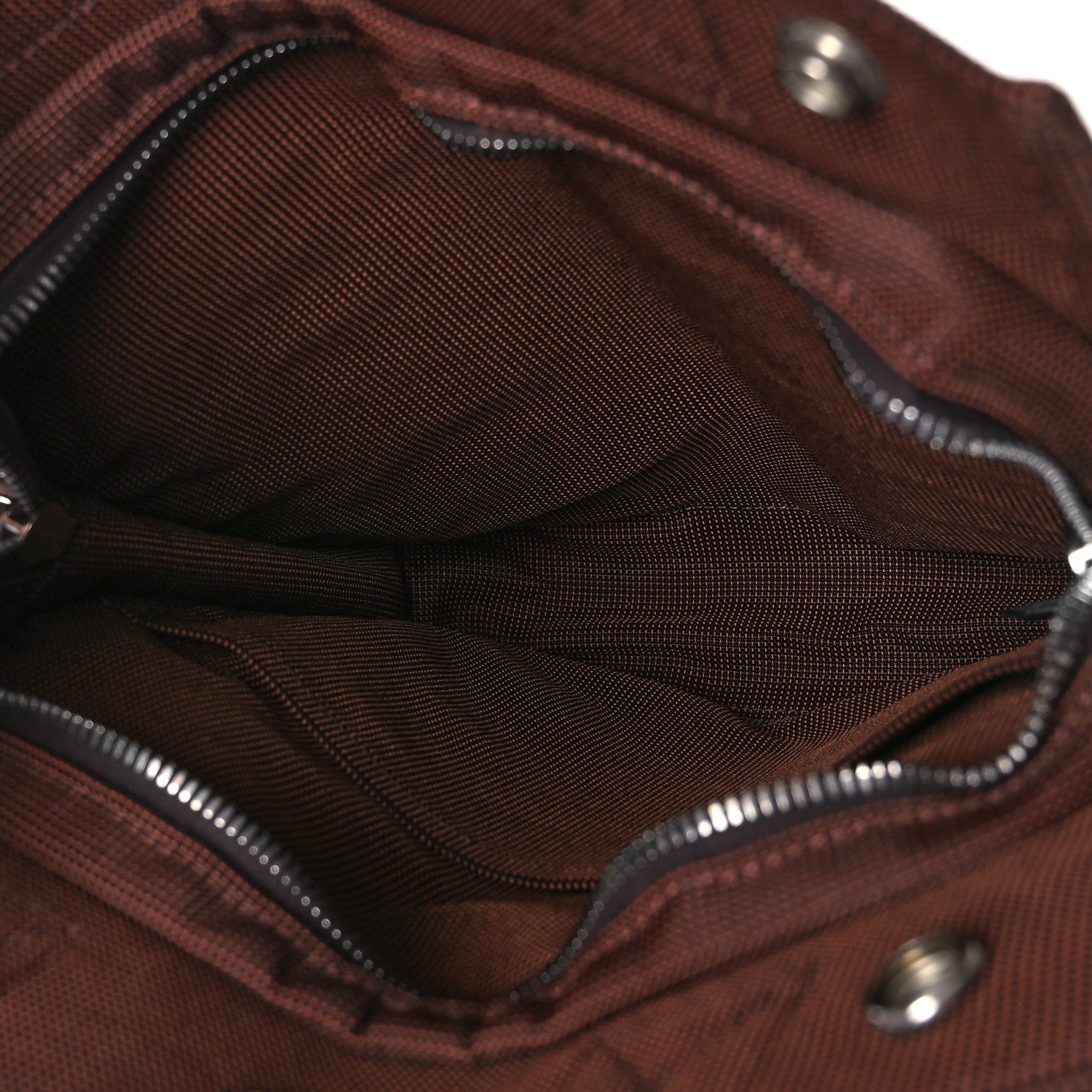 Hermes Canvas Herline Backpack Brown 5 of 8