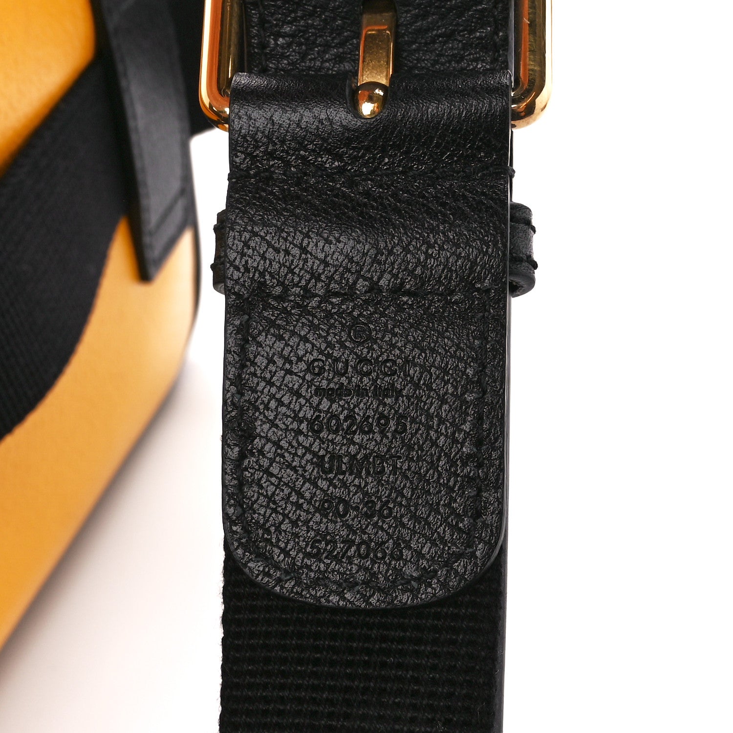 Gucci Textured Dollar Calfskin Music is Mine Belt Bag 90 36 Crop Multicolor Black 8 of 11