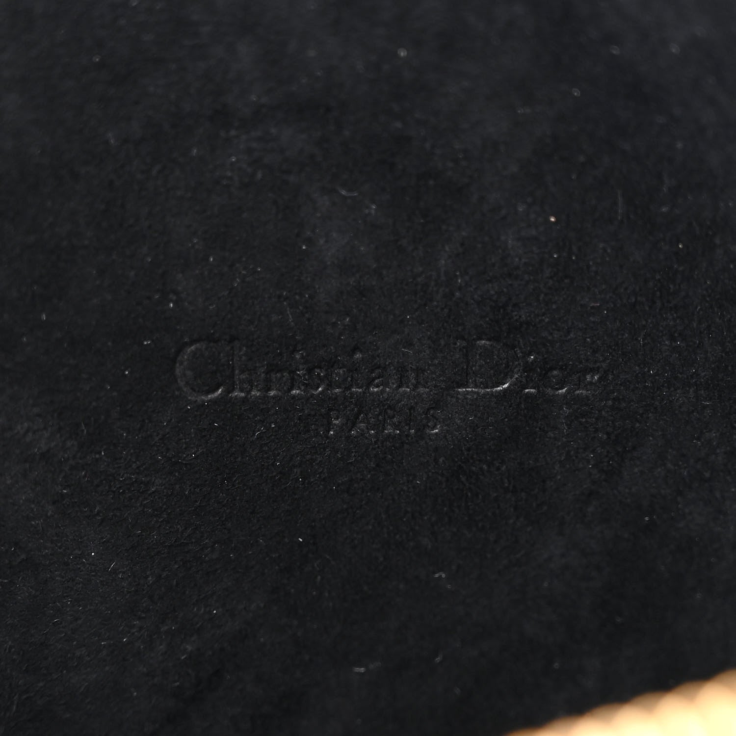 Christian Dior Grained Calfskin Caro Double Pouch Black 6 of 10