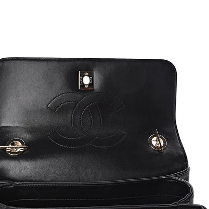 Chanel Lambskin Quilted Small Trendy CC Dual Handle Flap Bag Black 9 of 15