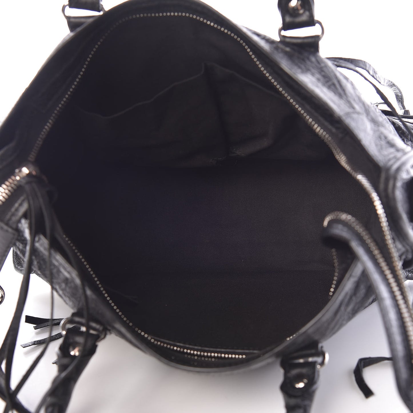 Agneau Classic Silver Hardware S City Black