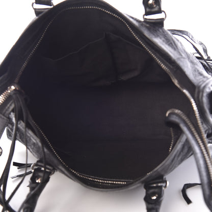 Balenciaga Agneau Classic Silver Hardware S City Black 5 of 10