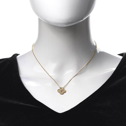 Van Cleef & Arpels 18K Yellow Gold Vintage Alhambra Pendant Necklace 2 of 8