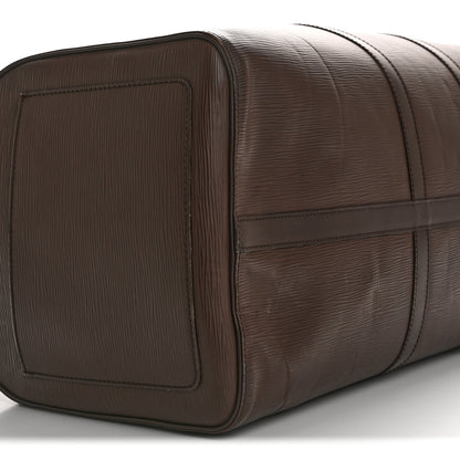 Louis Vuitton Epi Keepall 55 Moka 7 of 16