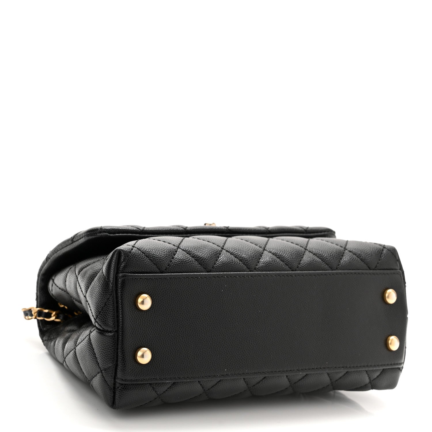 Chanel Caviar Quilted Mini Coco Handle Flap Black 4 of 10
