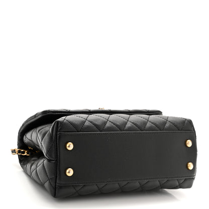 Chanel Caviar Quilted Mini Coco Handle Flap Black 4 of 10