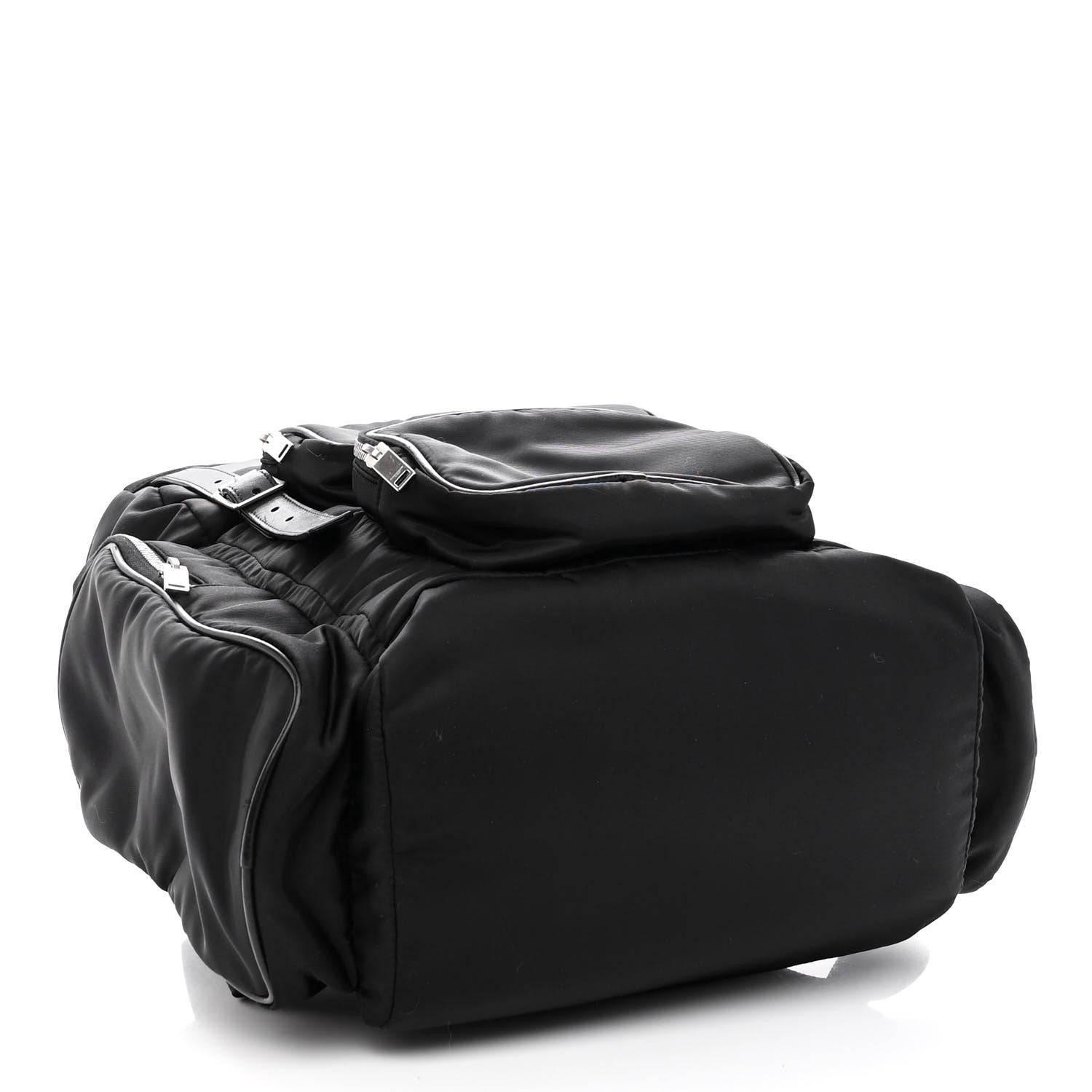 Saint Laurent Nylon City Fold Up Backpack Black 4 of 11