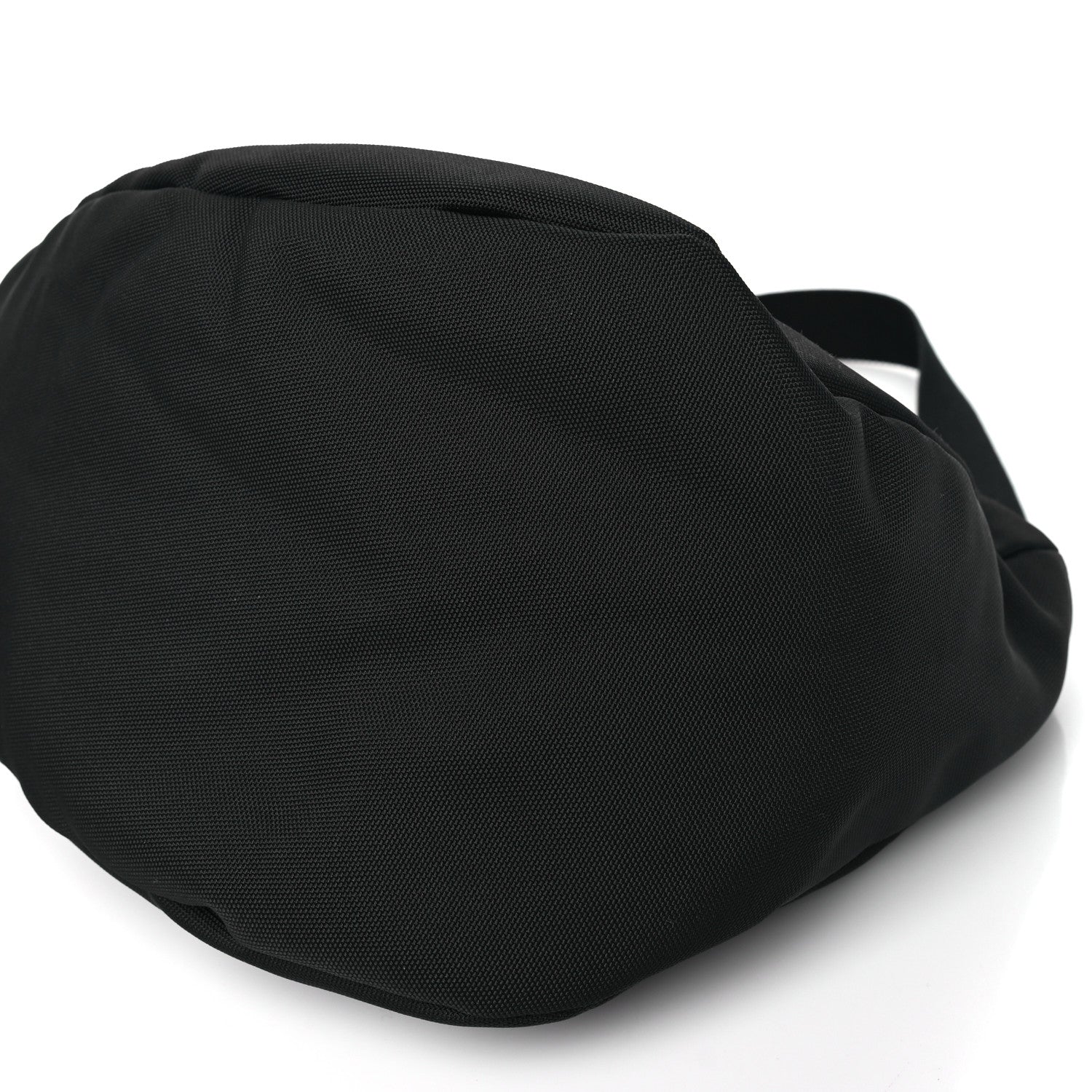 The Row Nylon Slouchy Banana Two Bag Black 9 of 9
