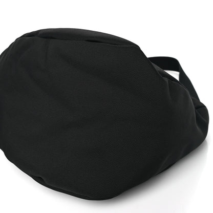 The Row Nylon Slouchy Banana Two Bag Black 9 of 9