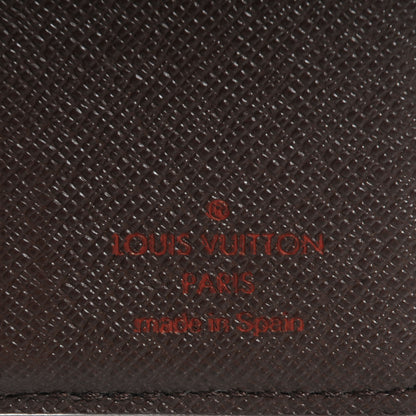 Louis Vuitton Damier Ebene Billfold 6 Credit Card Slots Wallet 7 of 8