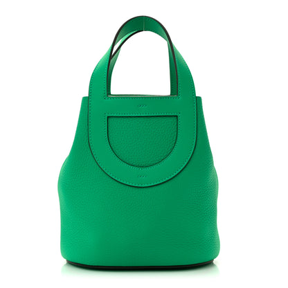 Hermes Taurillon Clemence Swift In-The-Loop 18 Bag Vert Comics 1 of 13