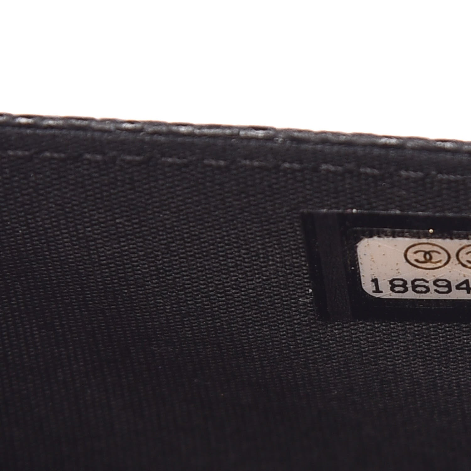 Chanel Caviar Timeless CC Wallet On Chain WOC Black 8 of 9