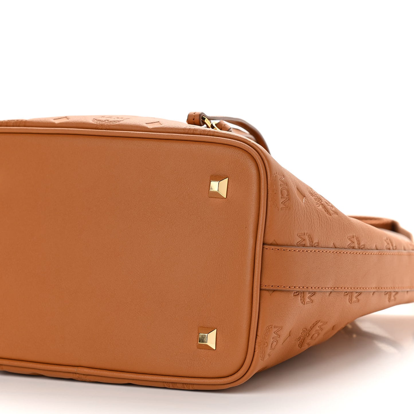 Calfskin Ottomar Monogram Essential Bucket Cognac