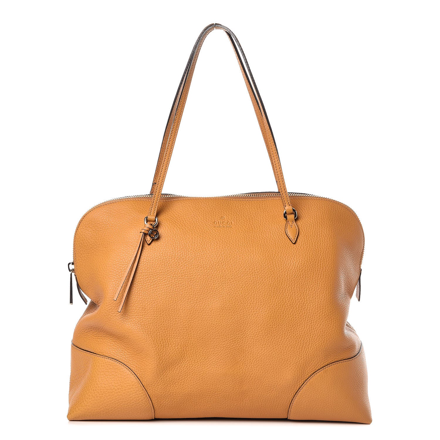 Gucci Pebbled Calfskin Medium Bree Shoulder Bag Bumblebee 1 of 13