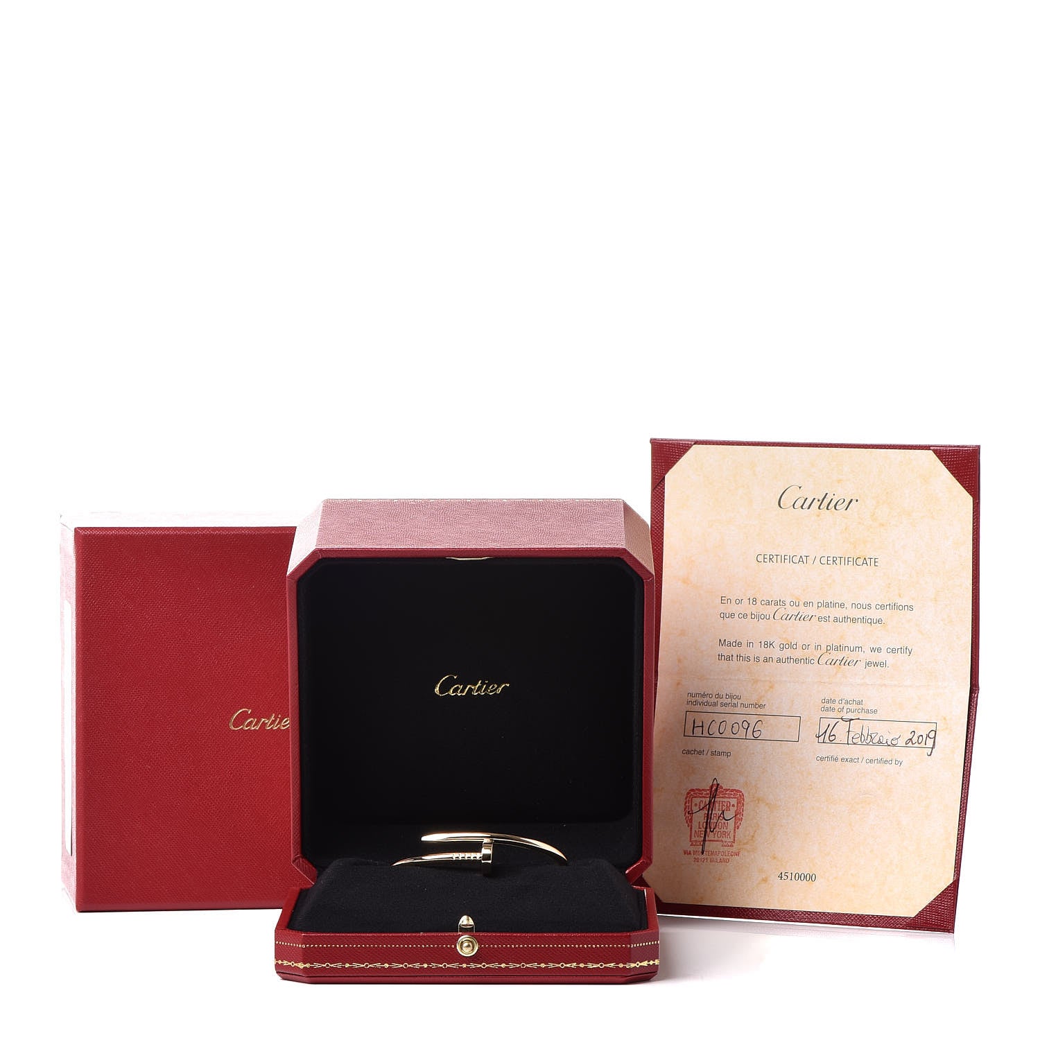 Cartier 18K Yellow Gold Juste Un Clou Bracelet 15 5 of 5