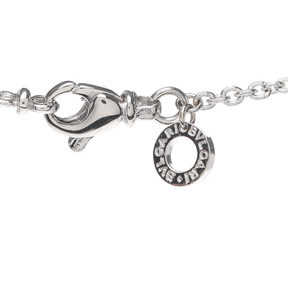 Bulgari 18K White Gold Diamond B.Zero1 Pave Pendant Necklace 4 of 5