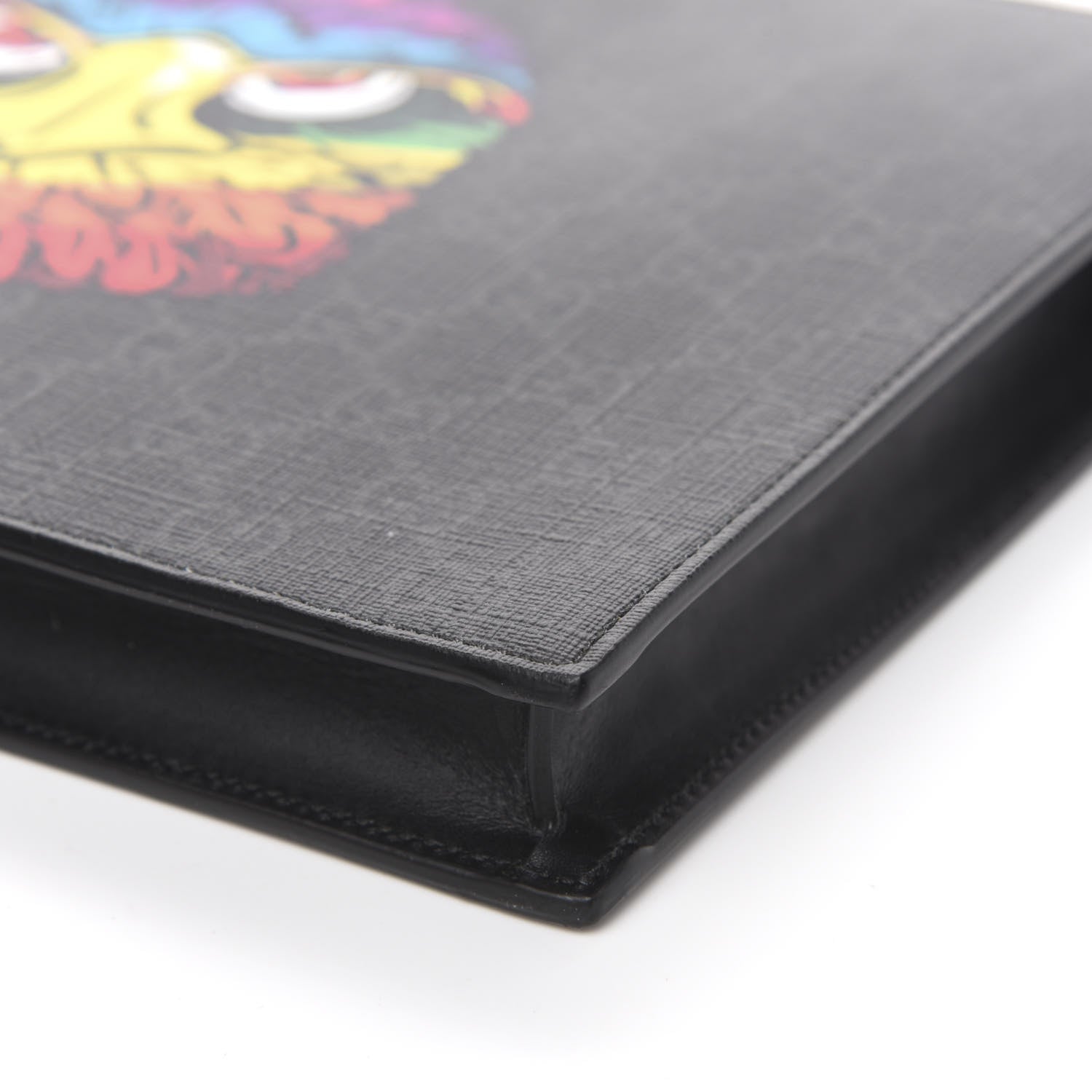 Gucci GG Supreme Monogram Rainbow Eagle Documents Holder Black Grey Multicolor 9 of 10
