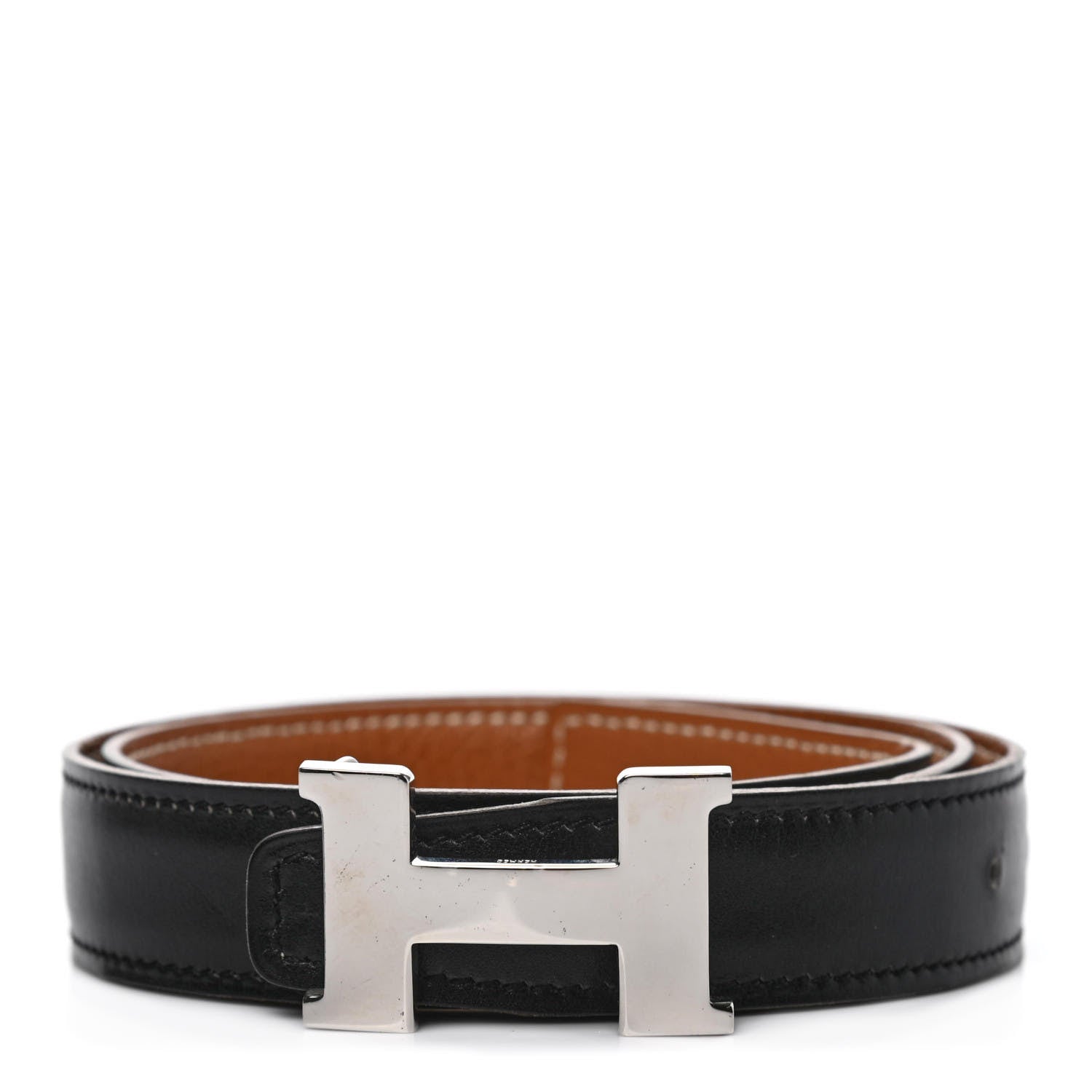Hermes Box Togo 24mm Mini Constance H Belt 70 Black Gold 1 of 5