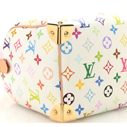 Louis Vuitton LV X TM Monogram Multicolor Speedy Bandouliere 25 White 8 of 13