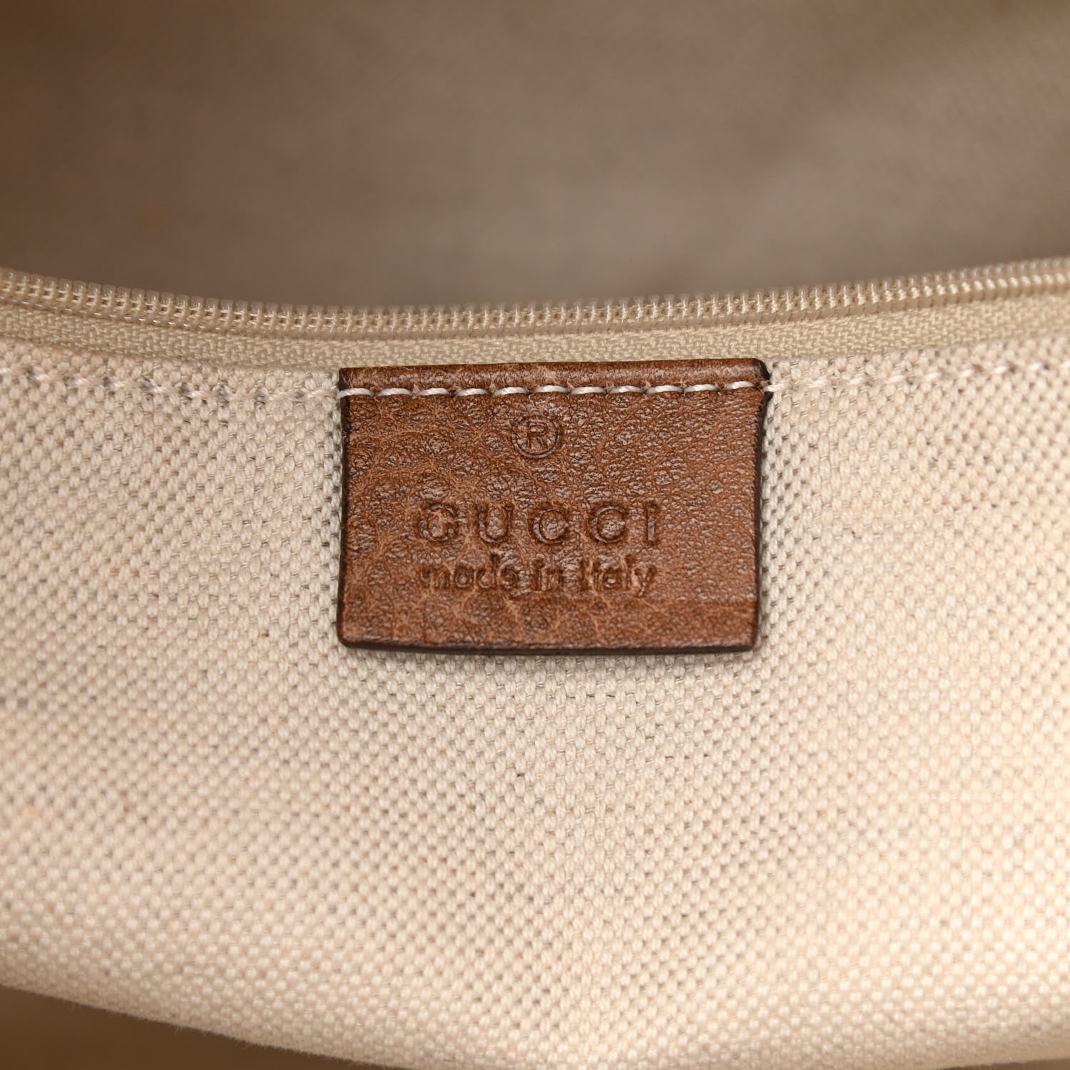 Gucci Monogram Sunset Raffia Medium Sukey Brown 6 of 12