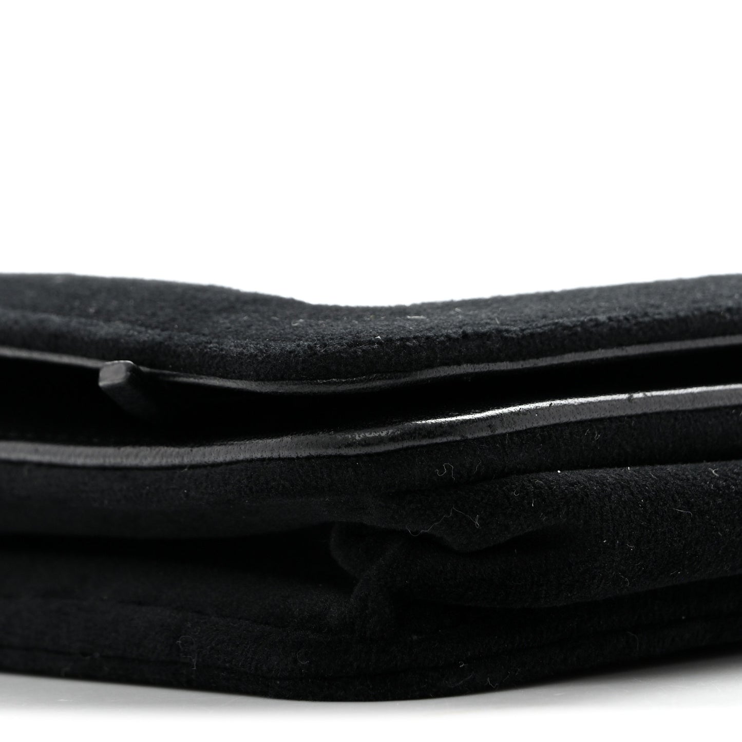 Velvet Mirror Embellished Boy Wallet On Chain WOC Argent