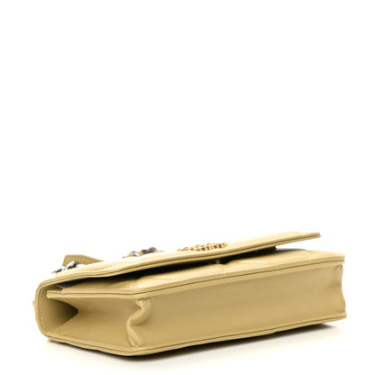 Chanel Lambskin Quilted Chanel 19 Wallet On Chain WOC Light Green 3 of 13