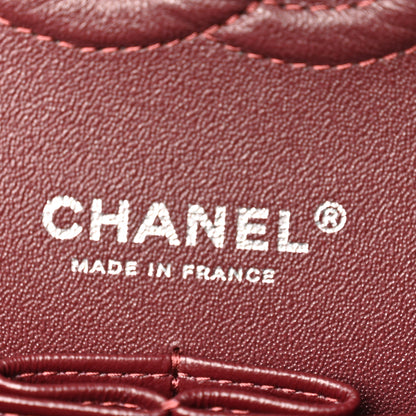 Chanel Lambskin Quilted Medium Double Flap Black 6 of 10