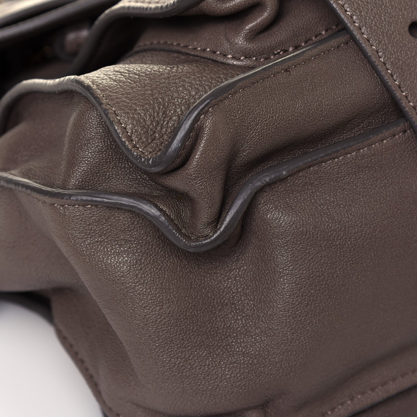 Lambskin Medium PS1 Satchel Smoke