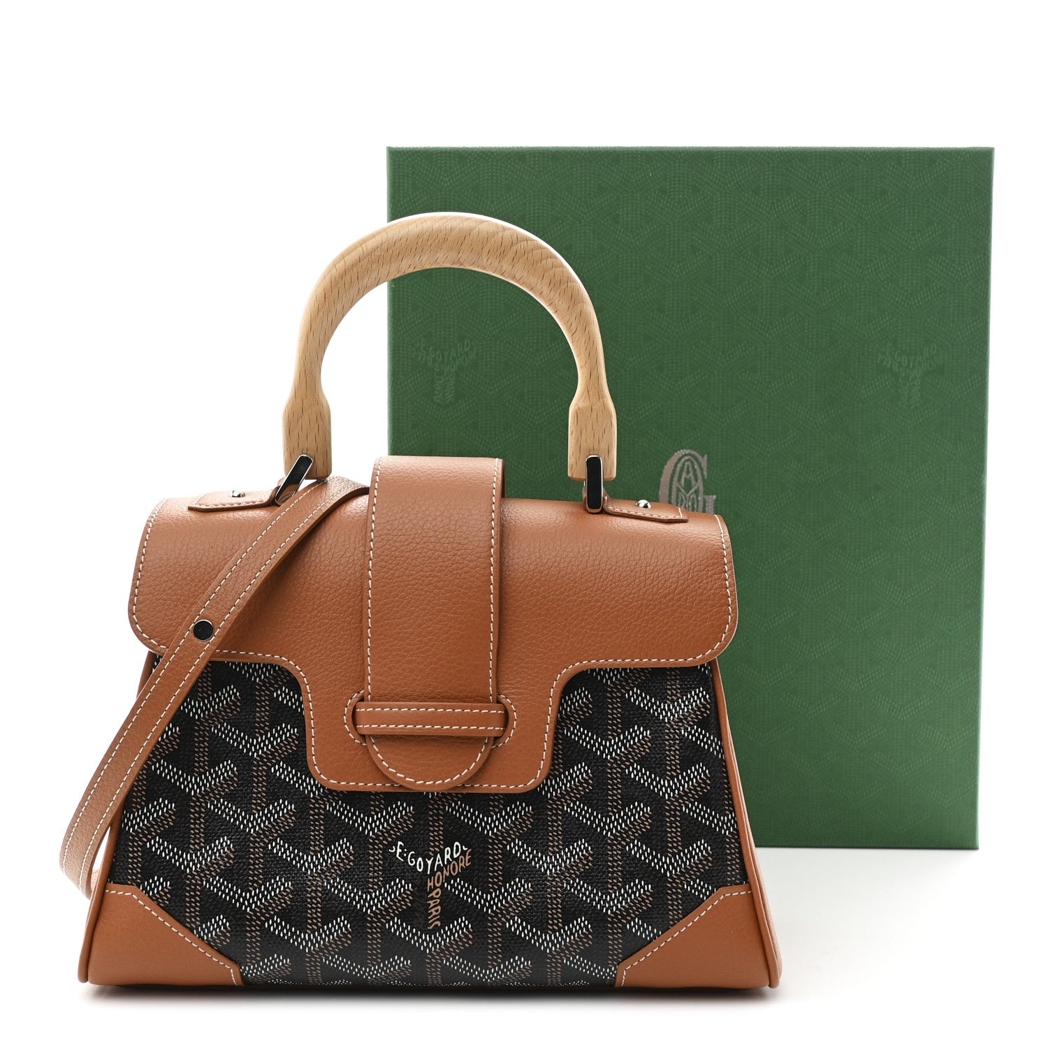 Goyard Goyardine Mini Saigon Black Gold 10 of 10