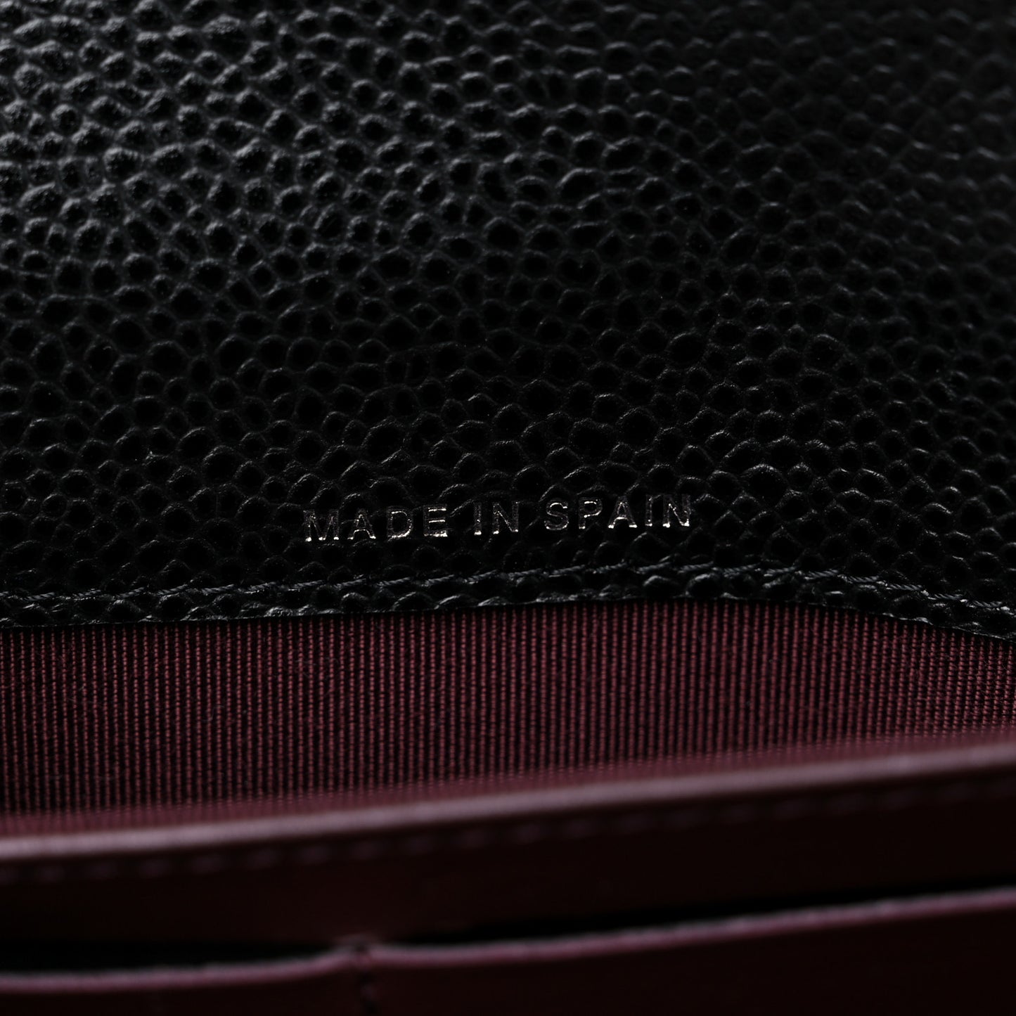 Caviar Quilted Large Gusset Flap Wallet Black