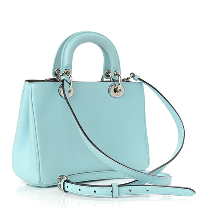 Christian Dior Smooth Calfskin Medium Diorissimo Tote Blue 3 of 15