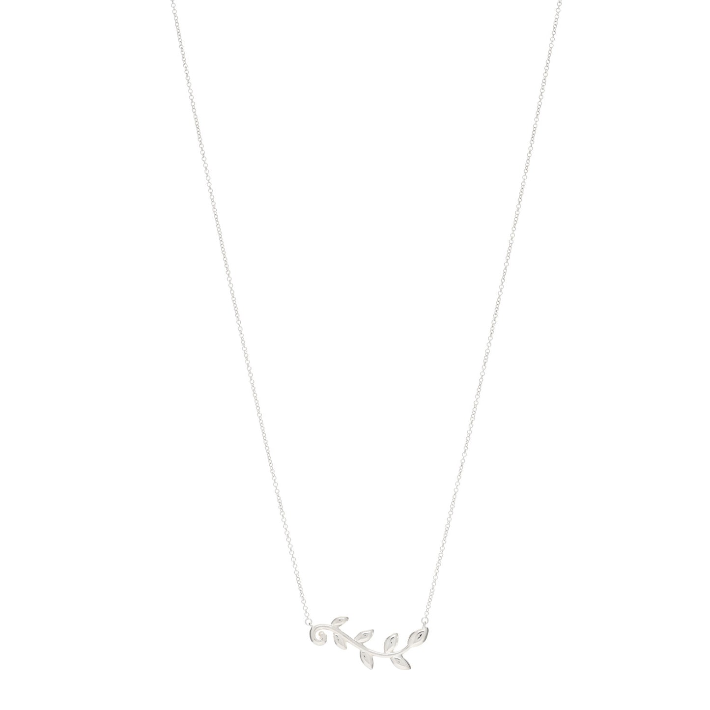 Sterling Silver Paloma Picasso Olive Leaf Vine Pendant Necklace