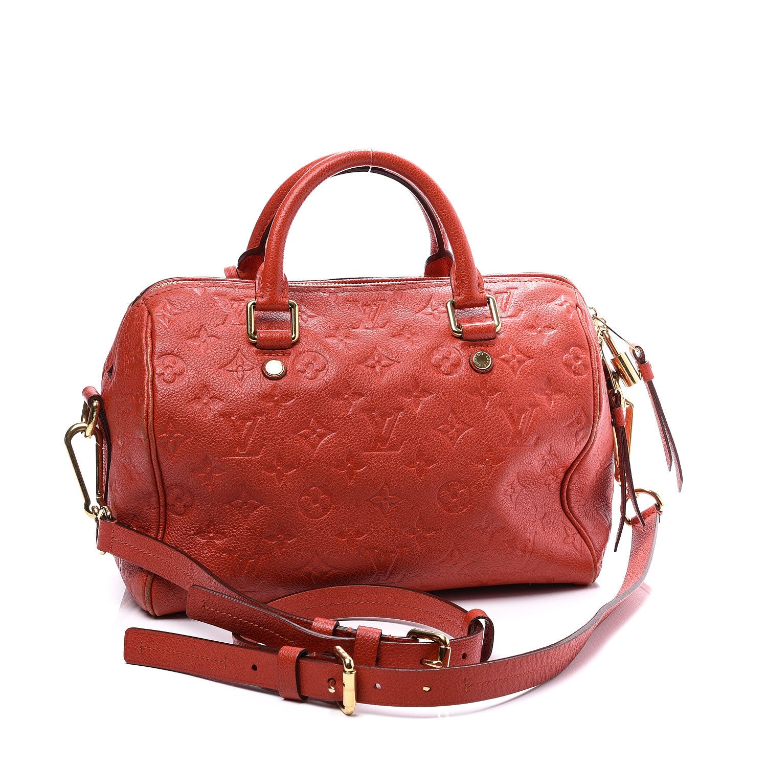 Louis Vuitton Empreinte Speedy Bandouliere 25 Cherry 2 of 17