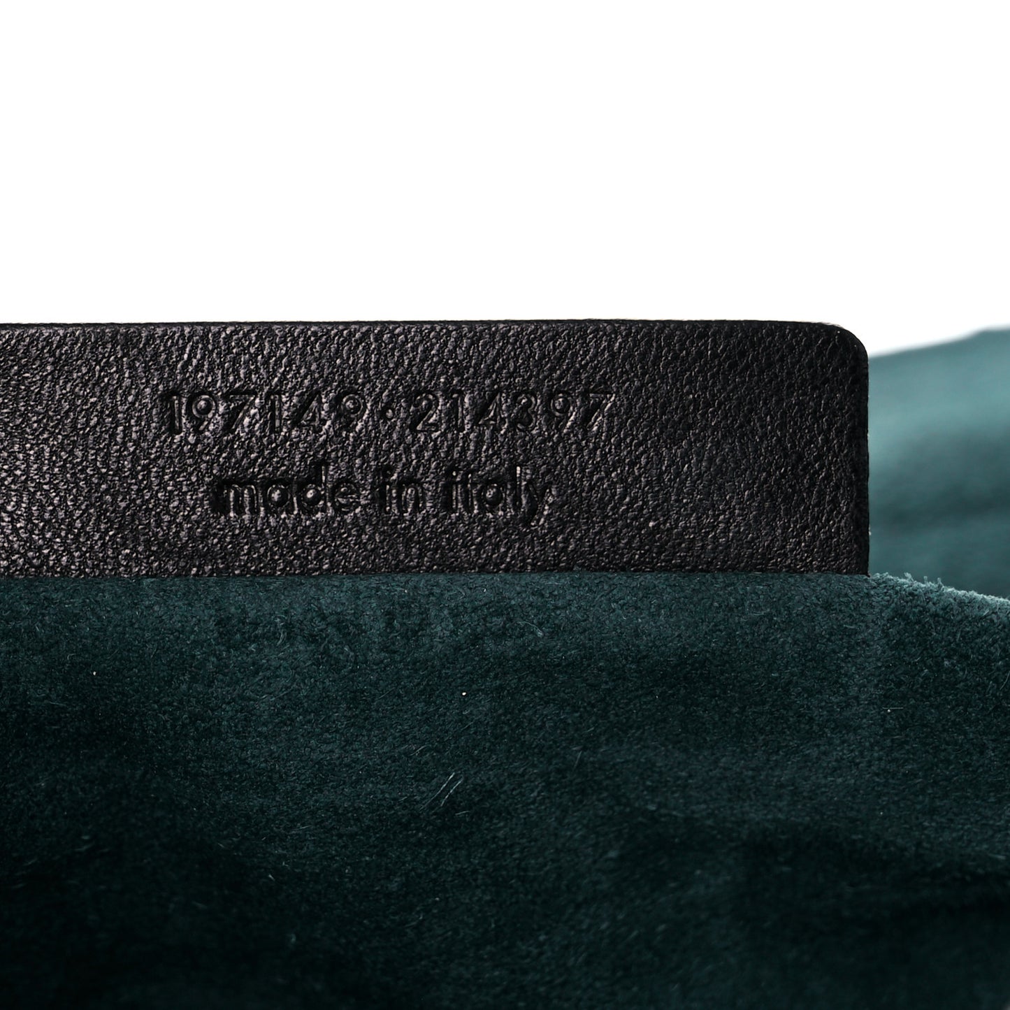 Crocodile Embossed Nubuck Calfskin Medium Muse Two Green