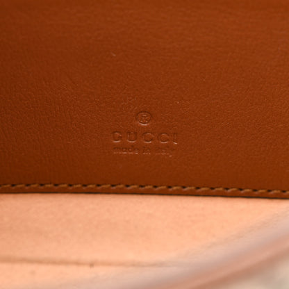 Gucci GG Supreme Monogram Calfskin Mini Padlock Top Handle Shoulder Bag Beige Black Cuir 6 of 12