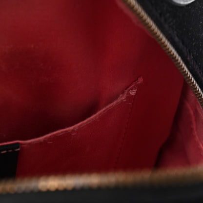 Gucci Velvet Matelasse GG Marmont Dome Backpack Black 9 of 12