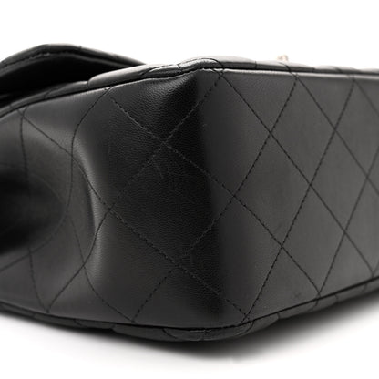 Chanel Lambskin Quilted Jumbo Double Flap Black 9 of 15